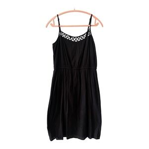 Old Navy Black Cotton Dress Medium
